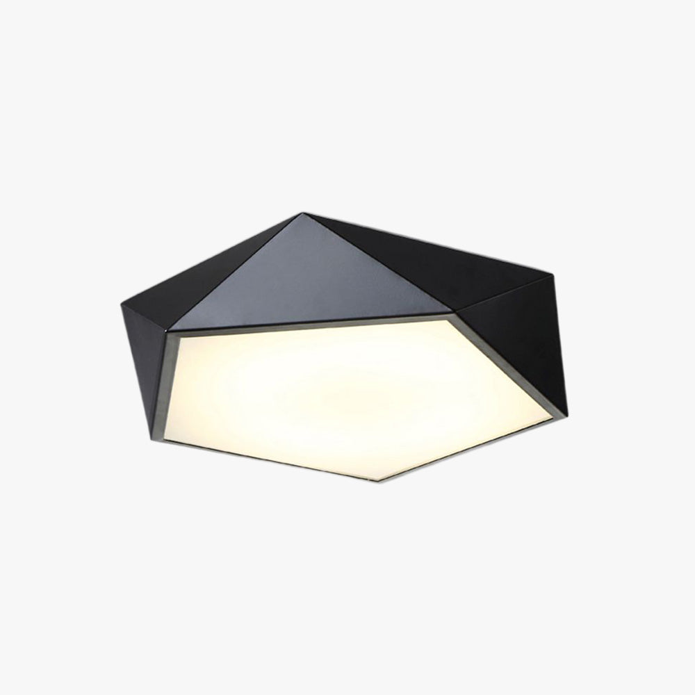 Arisha Design LED Plafonnier Simple Moderne Métal Noir/Blanc Salon