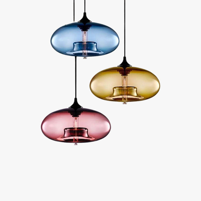 Lurea Lampes Suspendues en Verre Modernes Nordiques Chambre à Coucher