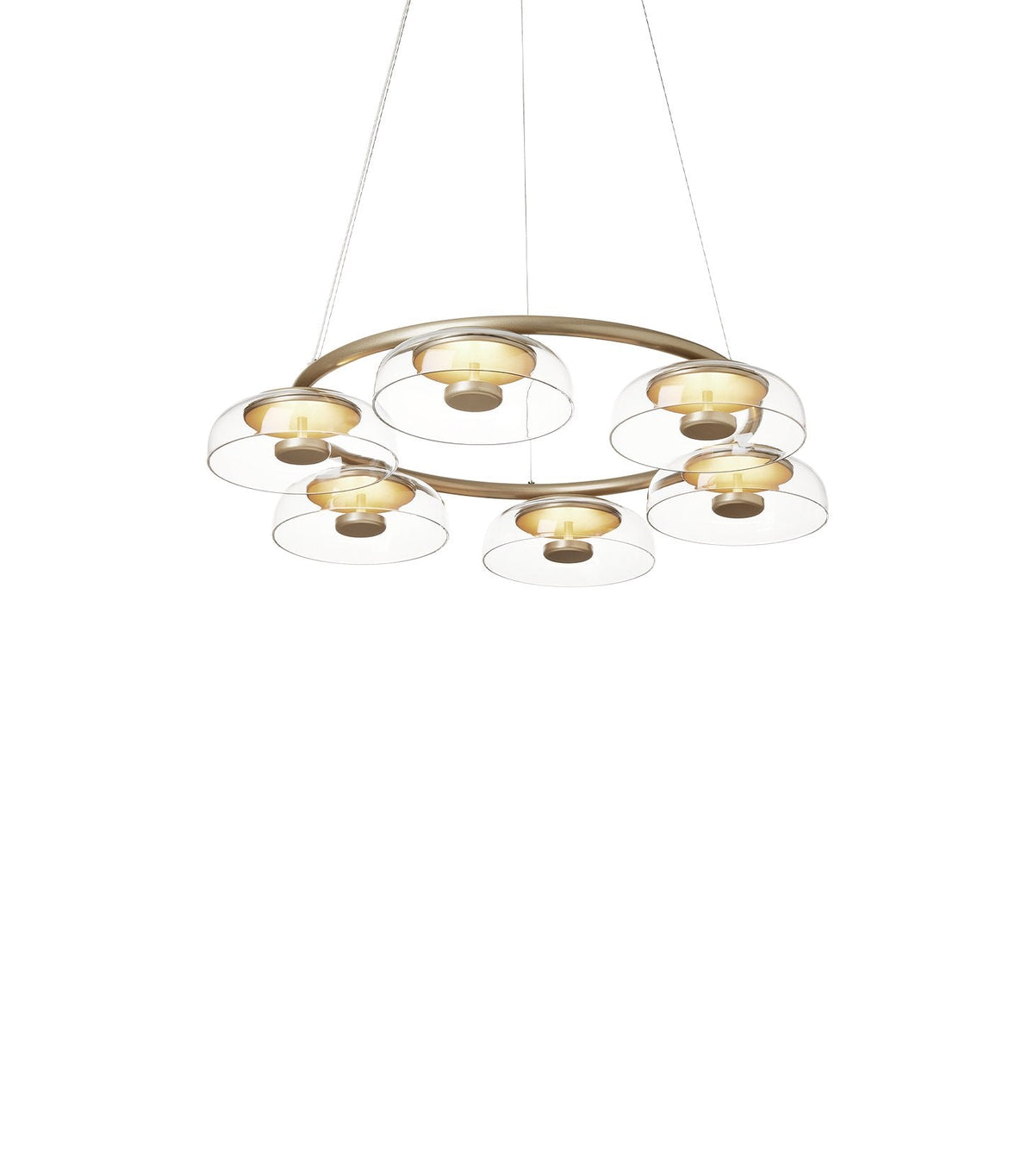 Aethera Lustre circulaire en verre