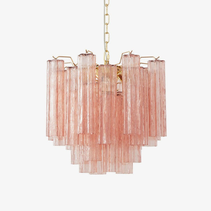 Aurora Lustre Verre Tube Superposé Luxe