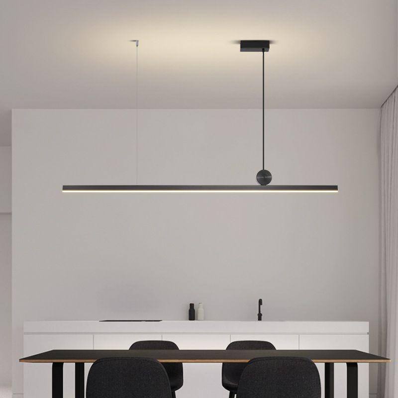 Luvon Design LED Suspensions Linéaire Moderne Métal