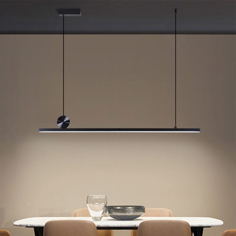 Luvon Design LED Suspensions Linéaire Moderne Métal