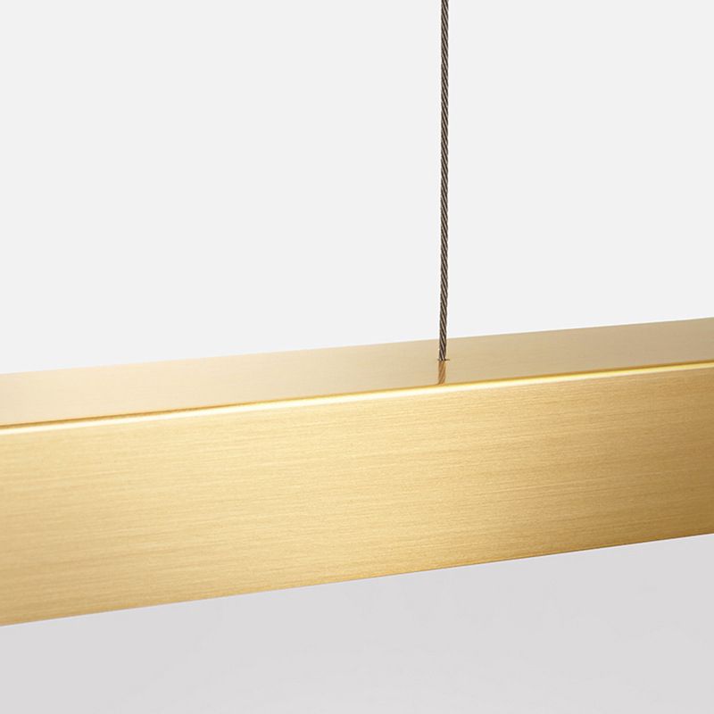 Luvon Design LED Suspensions Linéaire Moderne Métal