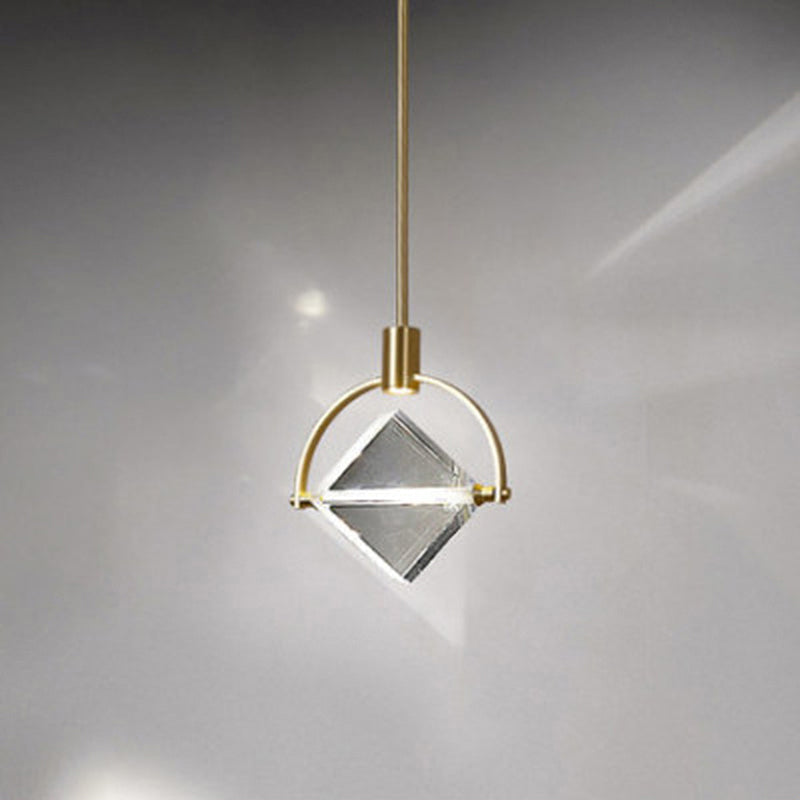 Kristy Suspension Luxe Moderne Métal/Cristal Salle à manger