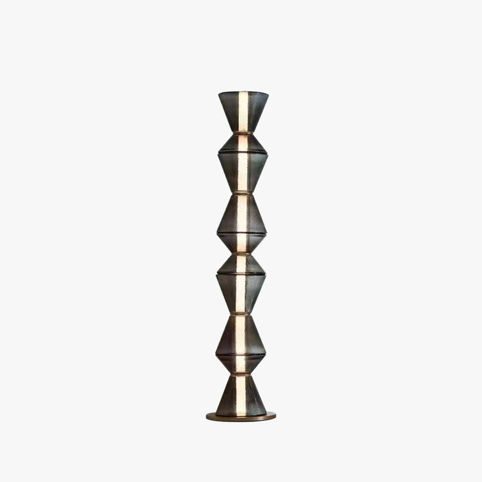 Arisha Suspension/Lampadaire Irrégulier Moderne, Verre/Metal, Noir, Chambre