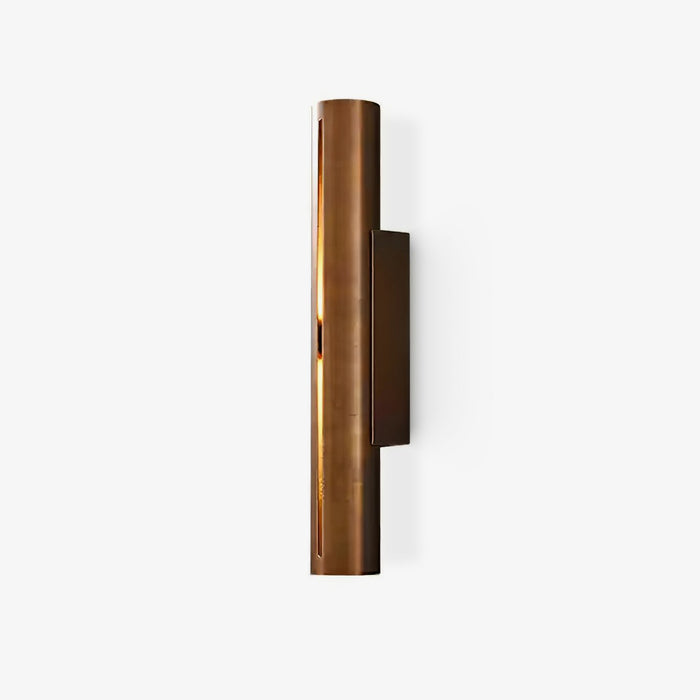 Avsilara Applique Murale Cylindre Laiton Minimaliste Moderne