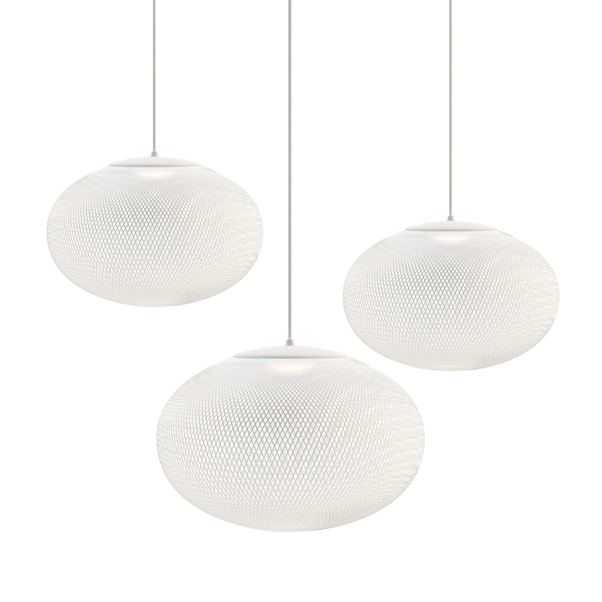 Lustra Suspension Lampe Maille Noire
