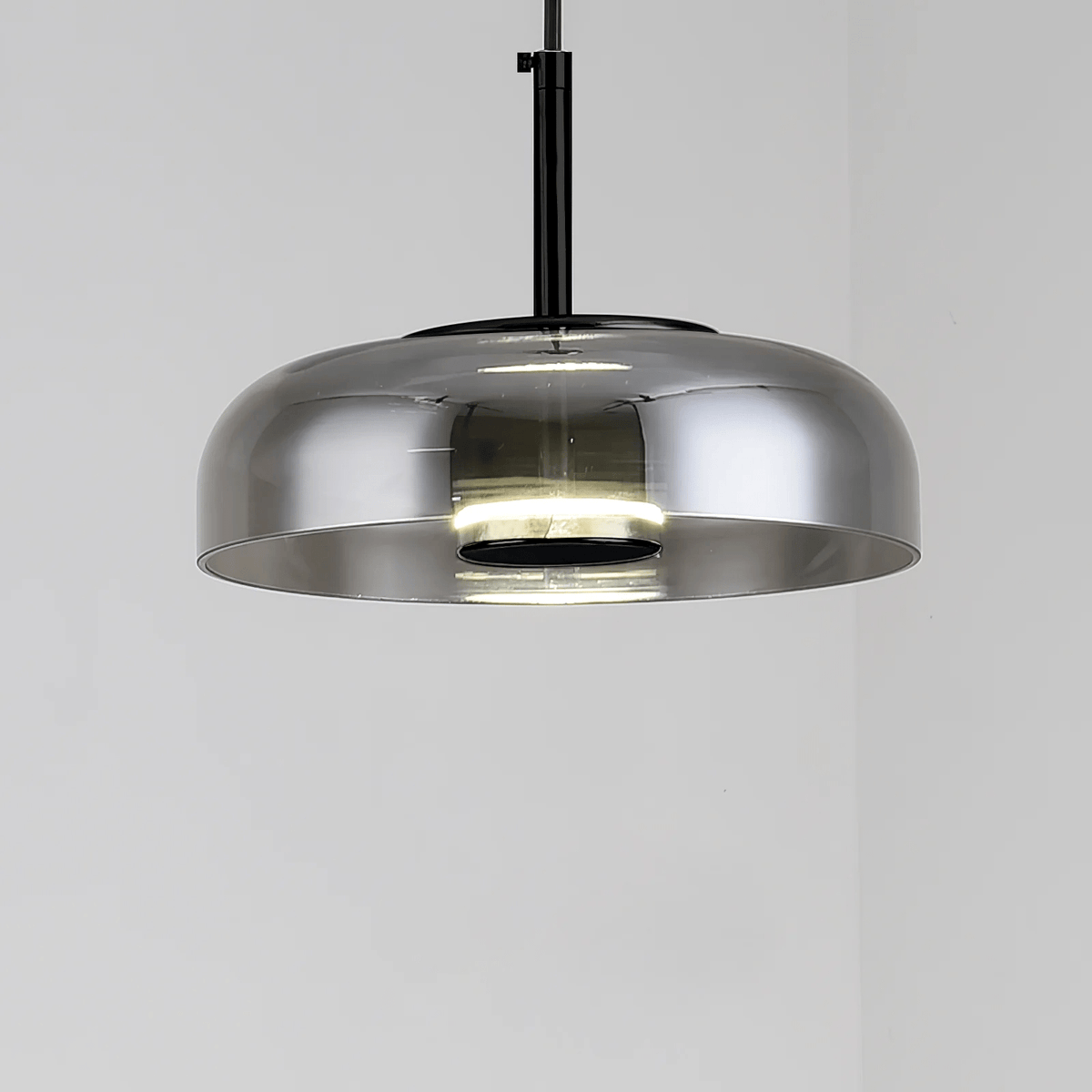 Lustra Suspension en Verre Transparent Élégante