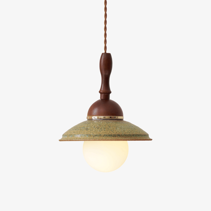 Ulsilia Suspension Art en Bois et Céramique
