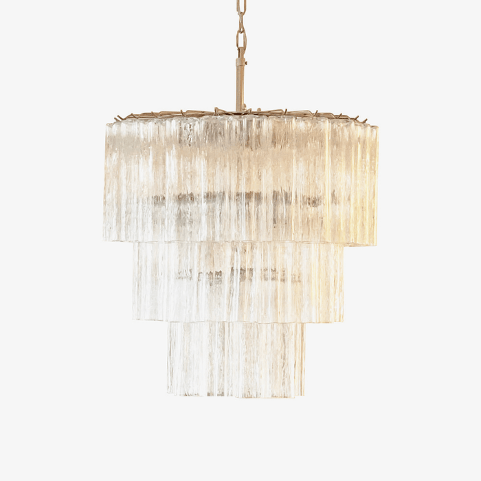 Aurora Lustre en Verre de Luxe