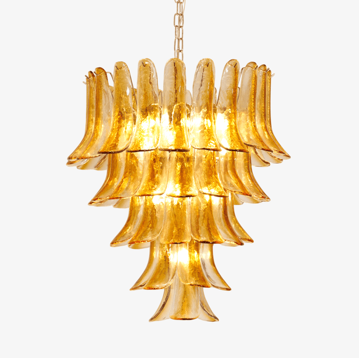 Aurora Lustre en Verre Ambre