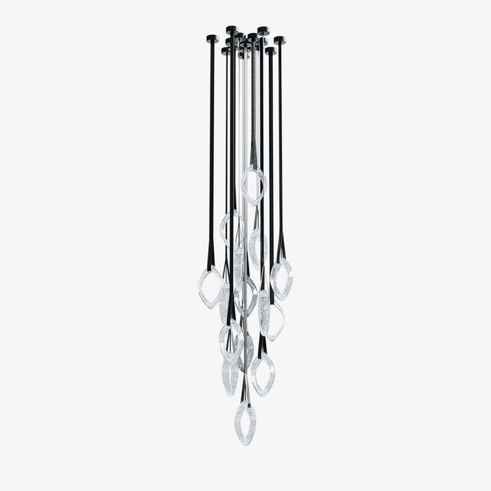 Ivvyne Lustre Moderne et Élégant en Verre