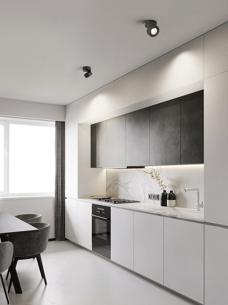 Lustra Downlight LED Rond Rotatif Ajustable