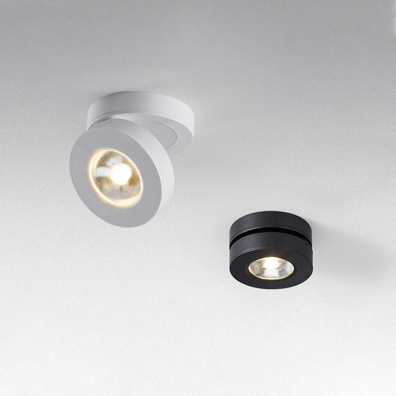 Lustra Downlight LED Rond Rotatif Ajustable