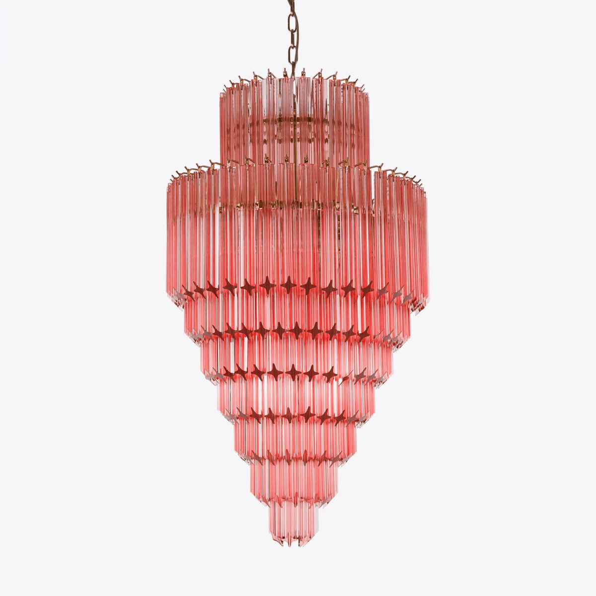 Aurora Lustre Ambre Diamant Verre Superposé Rétro
