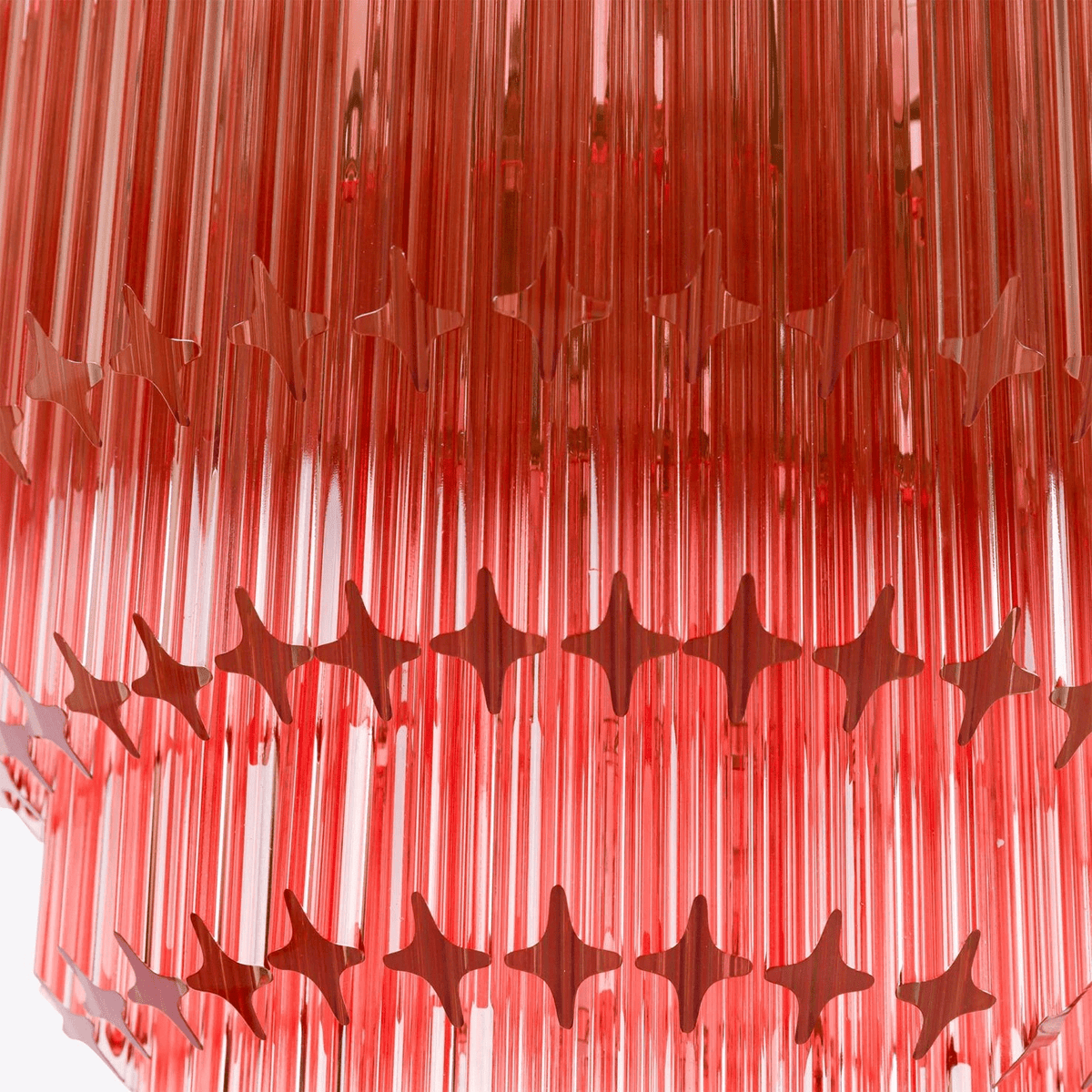 Aurora Lustre Ambre Diamant Verre Superposé Rétro