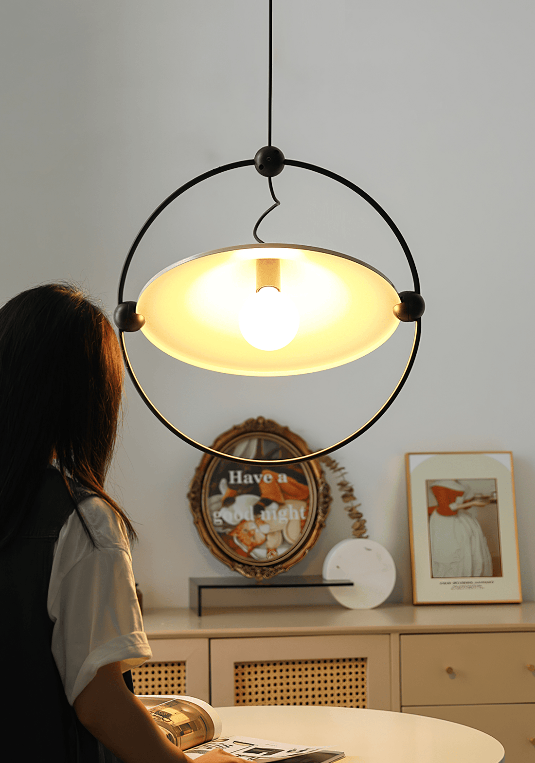 Veraeen Lampe Suspendue Élégance Premium