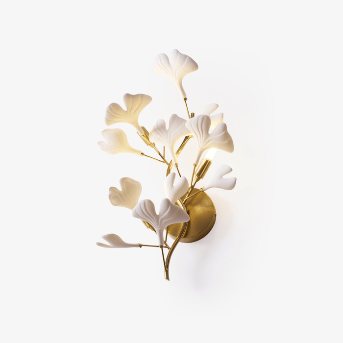 Wylie Applique Murale Postmoderne Luxe Gingko Céramique