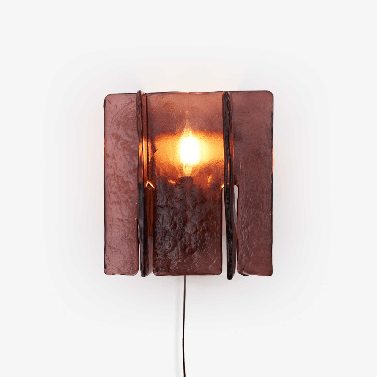 Lustra Wall Light Brass Glass Clear