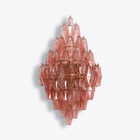 Verre rose et or