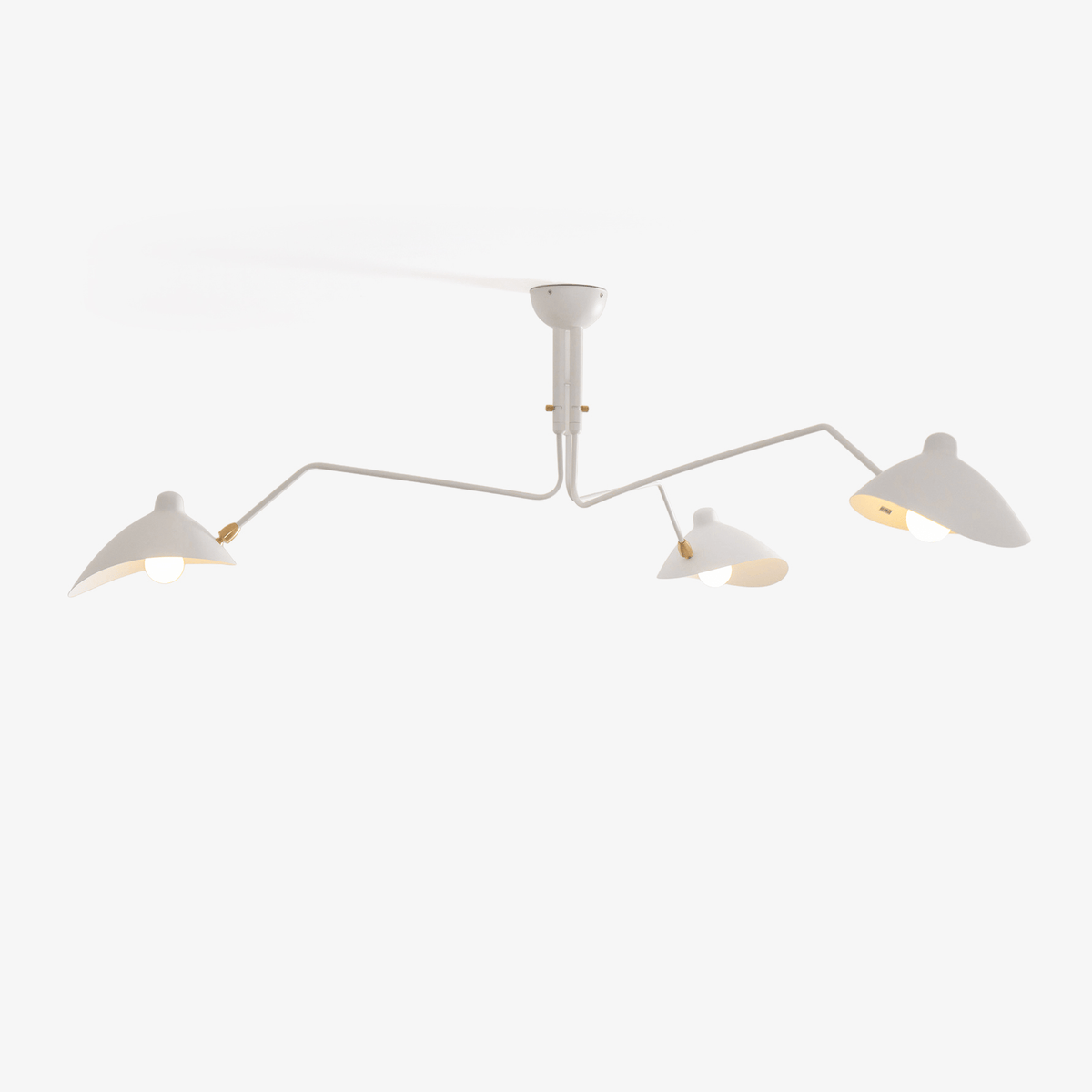 Lustra Plafonnier Trois Bras Minimaliste