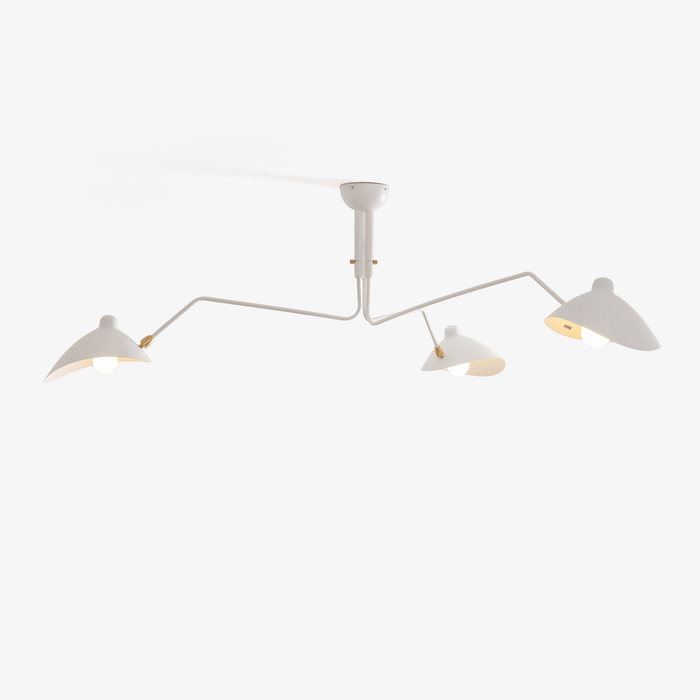 Lustra Plafonnier Trois Bras Minimaliste