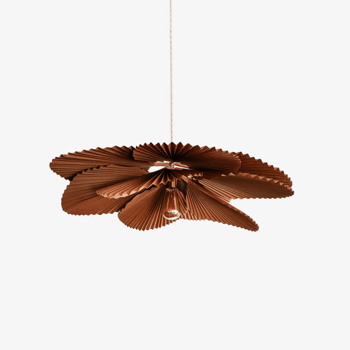 Lustra Suspension Lampe Feuille de Lotus en Papier Pliée Florale