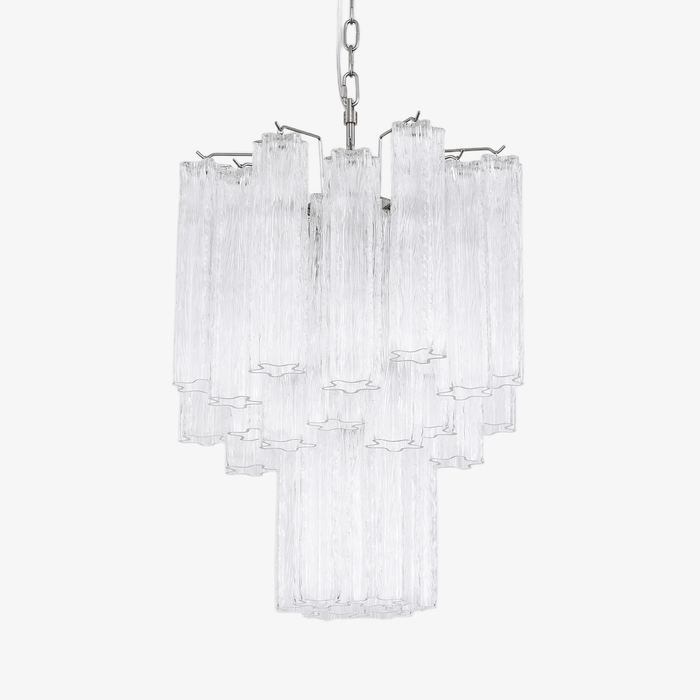Aurora Lustre en Verre Clair Moderne