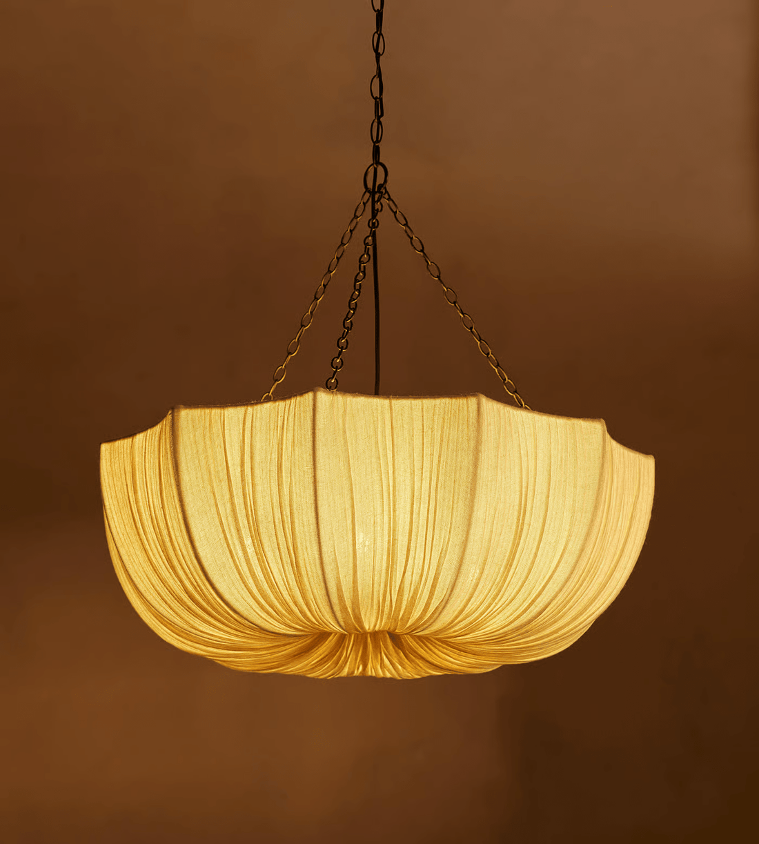 Aurelia Lustre Suspendu Vintage En Tissu