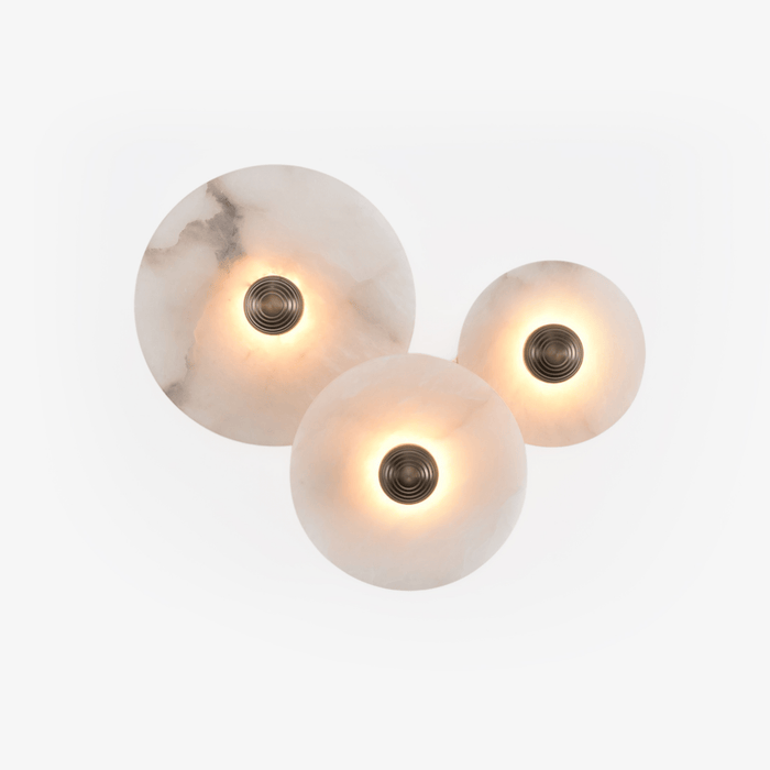 Selene Plafonnier Minimaliste en Albâtre