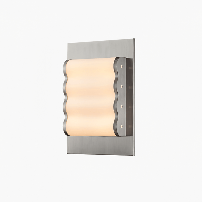 Wave Applique murale contemporaine en tissu