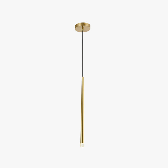 Arisha Suspension Linéaire Vintage, Métal, Or, Salon