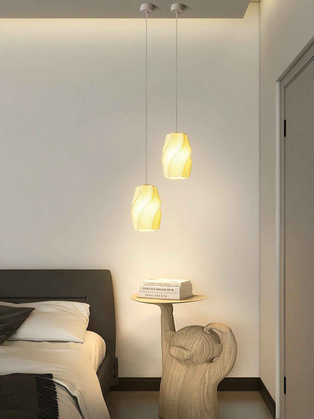 Twirl Lampe Suspendue Art Imprimé Élégante