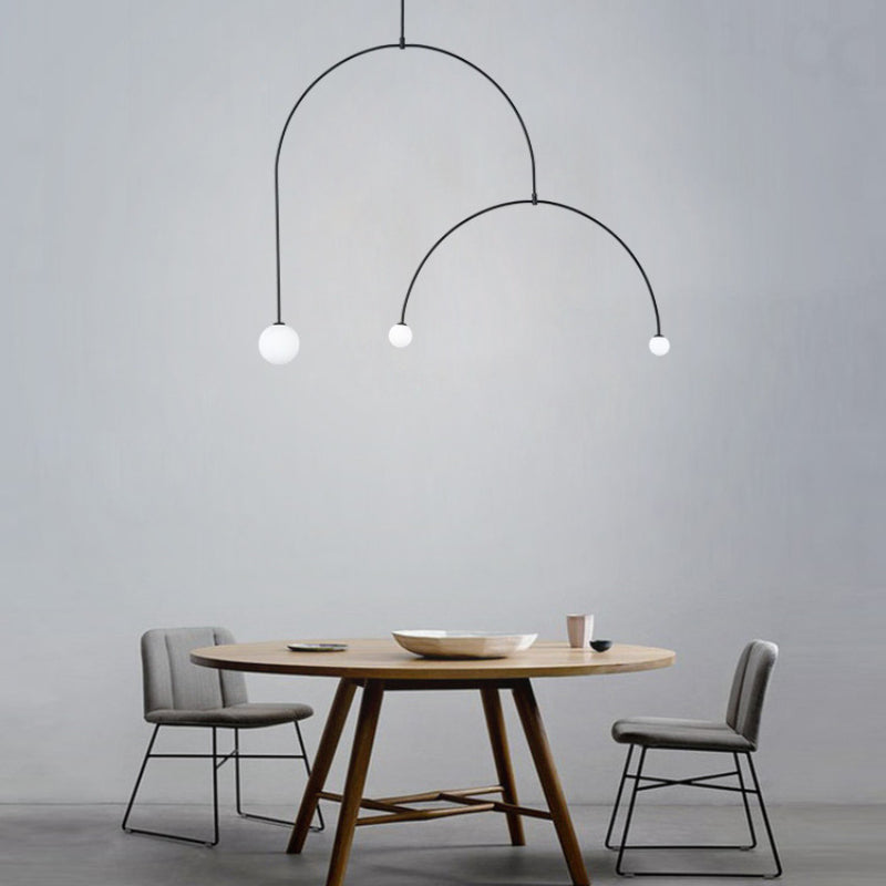 Arisha Suspension Moderne Linéaire au Design Minimaliste Salle à manger