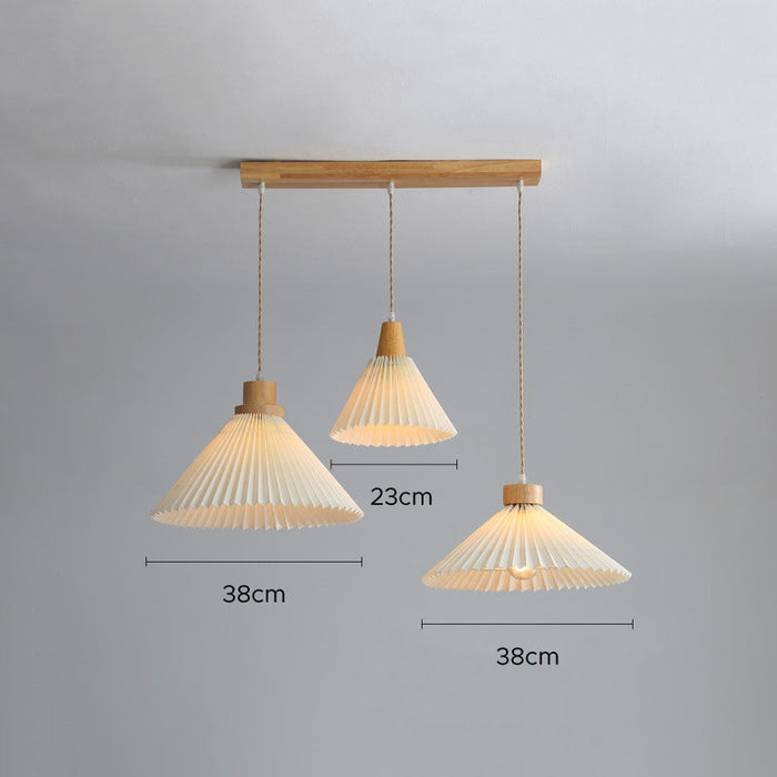 Ritta Suspension Cluster, Plissé 4 Styles