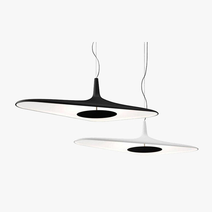 Arisha Suspension Irrégulière Moderne, Résine, Noir/Blanc, Salon
