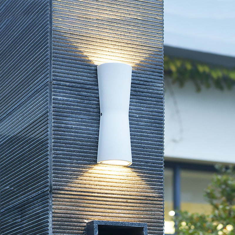 Laxor Applique Murale Torche Moderne Noir/Blanc. Balcon