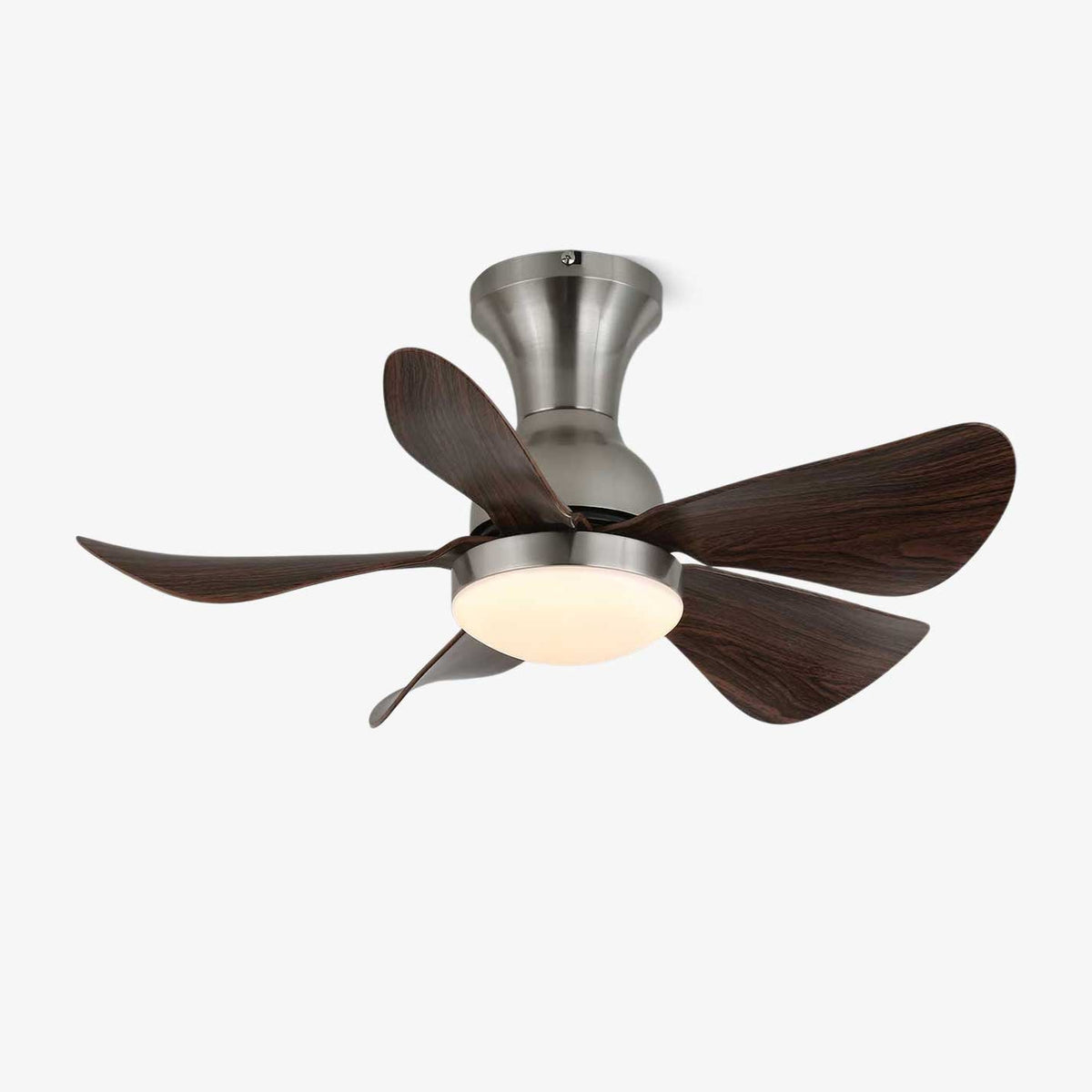 Ventilateur de plafond moderne en bois Novaro avec lumière