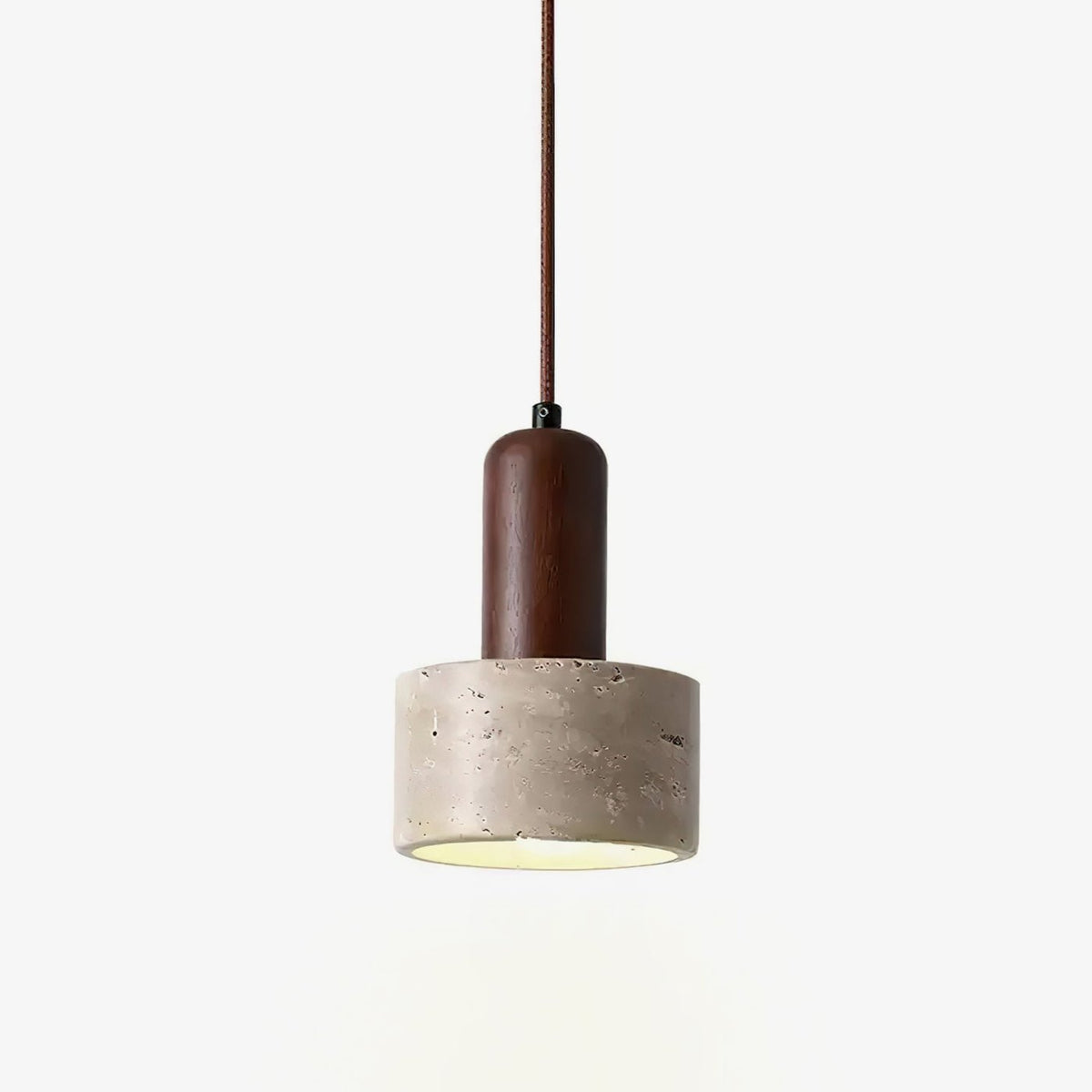 Ilshaa Suspension Minimaliste en Travertin