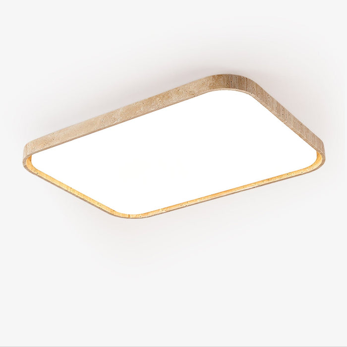 Aisle Lumière de Plafond Carrée en Travertin