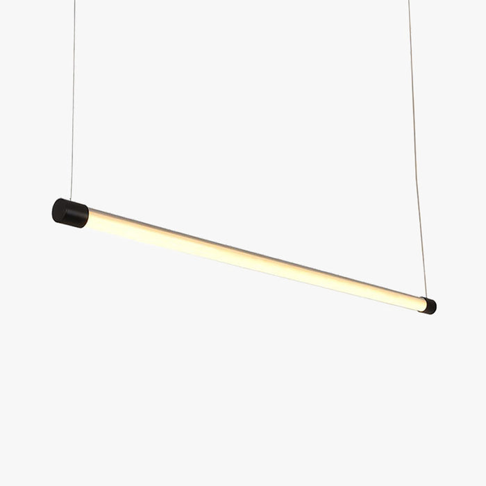 Ray Linéaire LED Suspension Noire Argent Métal Chambre à coucher