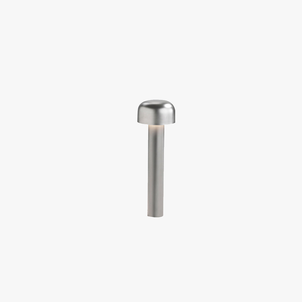 Ray Extérieure Champignon Moderne, Métal, Argent/Noir, Extérieur