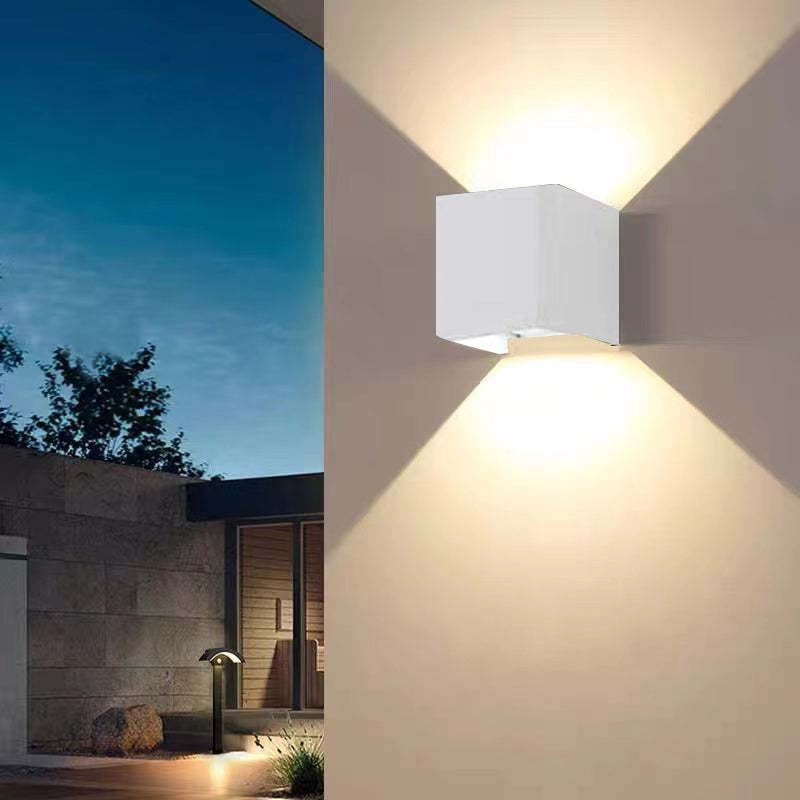 Nexu Applique Murale Carrrée Minimaliste Intérieur/Extérieur