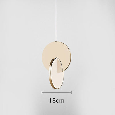 Arisha Luminaires Suspension Minimaliste Métal Or/Argent Salon