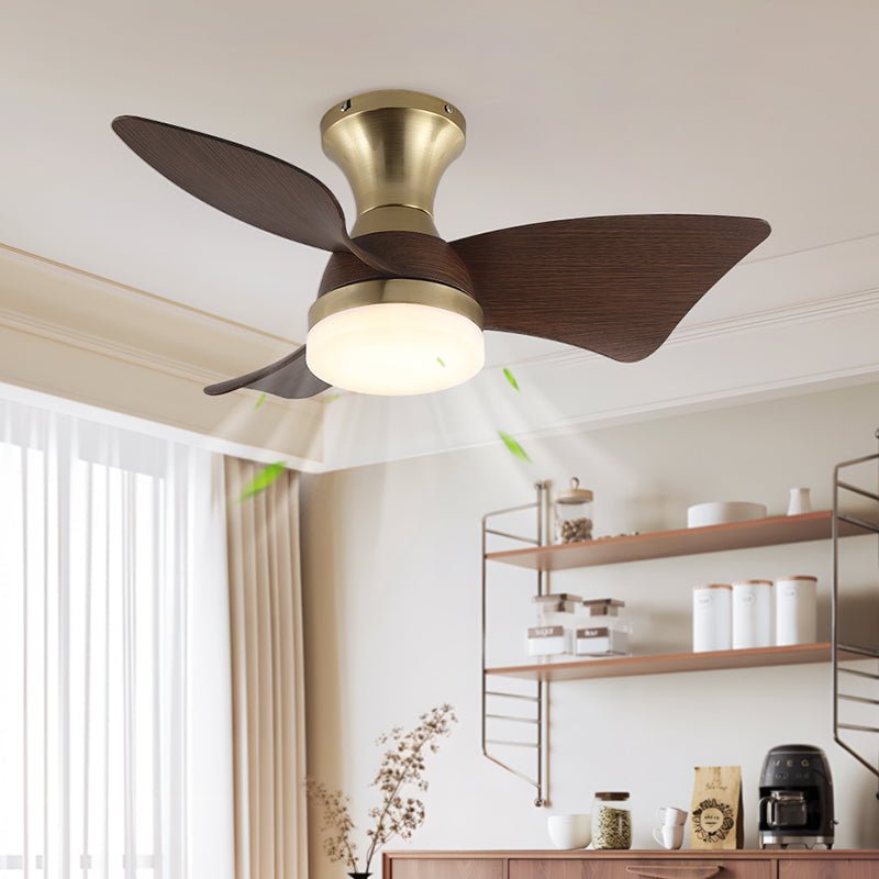Plafonnier Ventilateur Aureon Moderne en Bois