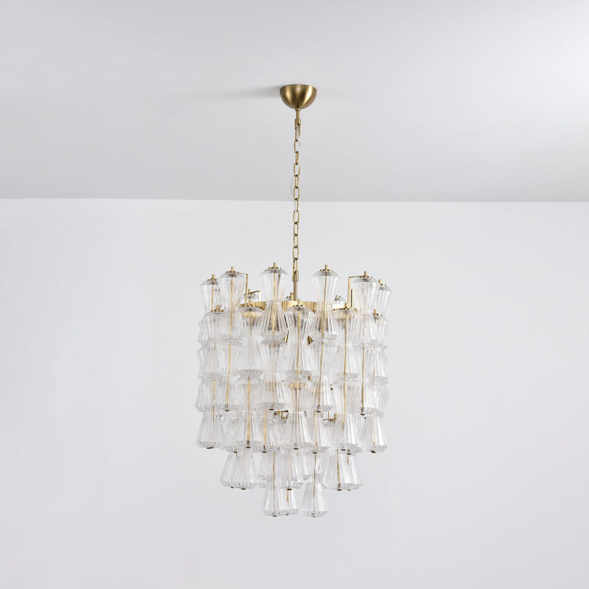 Aurora Lustre Murano Verre Florale Cascade