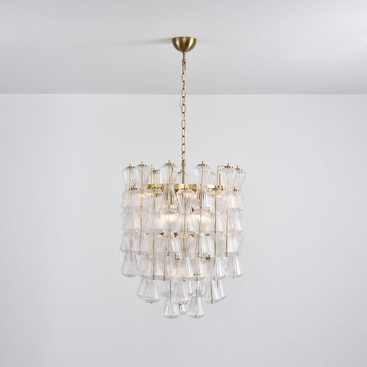 Aurora Lustre Murano Verre Florale Cascade