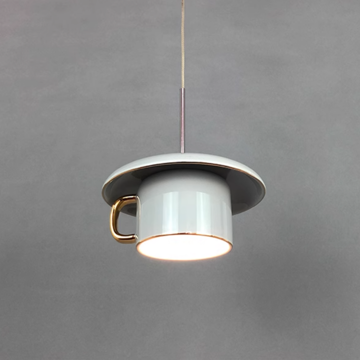 Valentina Urbain Tasse Céramique LED Suspension Salon