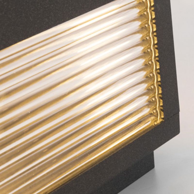 Vetra Lampe de Poteau avec Rayures Horizontales