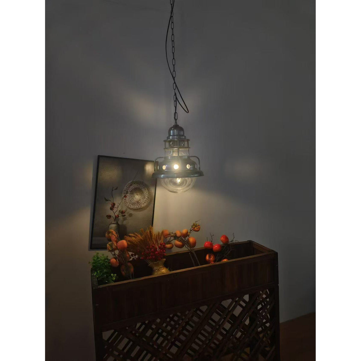 Abeleisa Suspension Métal Industrielle Chic